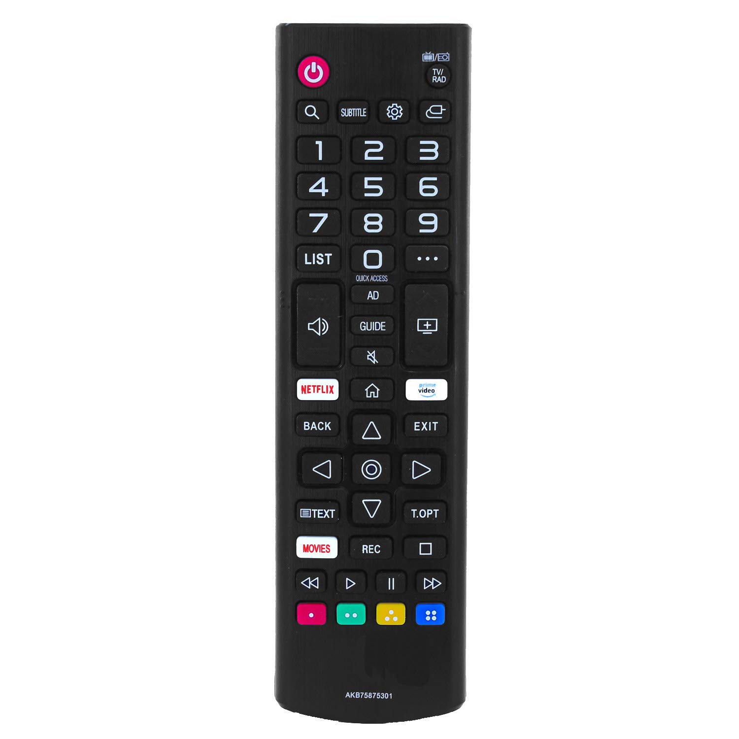 Universal TV Remote Control for LG AKB75675301 AKB75675304